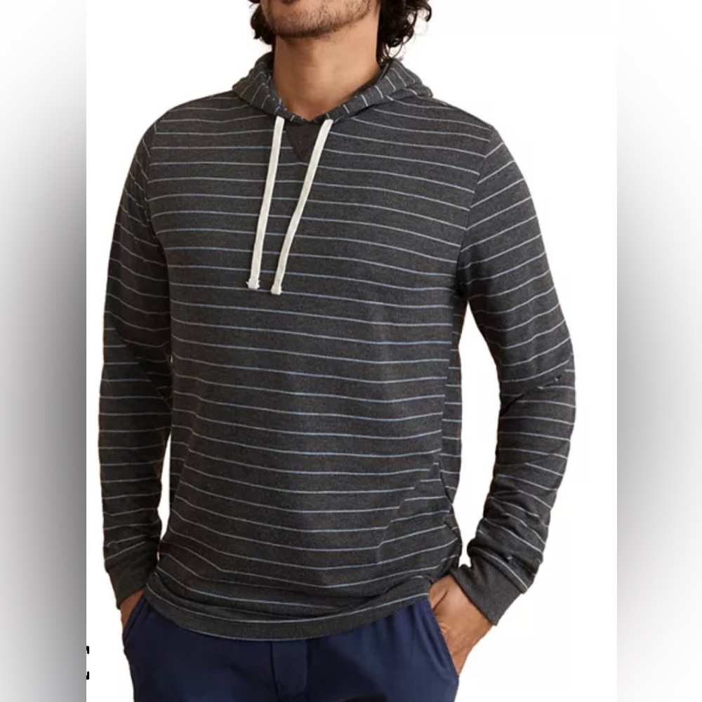 Marine Layer Men’s Striped Pullover Hoodie Size M/L